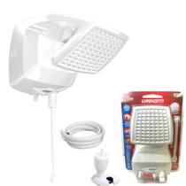 Ducha Eletrônica Futura C/ Aste Branca 6800W 200V Lorenzetti