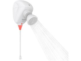 Ducha Eletrônica Zagonel Move 7500W Circular - Angular Branca Temperatura Gradual com Chuveirinho