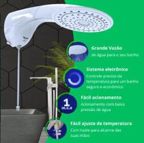 Ducha Eletrônica Zagonel Optima Branca 7700W 220V