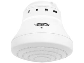 Ducha Fame Faminho 4T 220V 5400W Redonda - de Parede 4 Temperaturas Branco Multitemperaturas