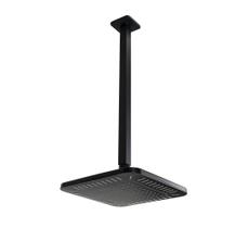 Ducha Flatt 21 cm Black Matte de ABS c/ Cano De Teto 40 cm Ducha Flatt 21 cm Black Matte de ABS c/ Cano De Teto 40 cm