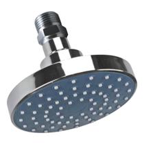 Ducha Flatt Cromado Articulado Com Niple De Teto Renmax