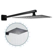 Ducha Fria Aço Inox Quadrada 30x30 Aréa Externa Piscina 30cm Ducha Fria Aço Inox Quadrada 30x30 Aréa Externa Piscina 30cm