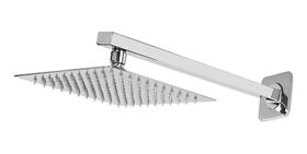 Ducha Fria Área Externa Piscina Jardim Inox Quadrada 38 Cm