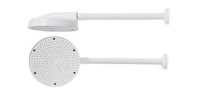 Ducha fria branca com crivo removível 6" braço 30cm astra