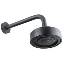 Ducha Fria De Parede Banheiro Externo Piscina Preto Preto Fosco