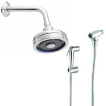 Ducha Fria Meber Max e Desviador com Gatilho ABS, Cromado Ducha Fria Meber Max e Desviador com Gatilho ABS, Cromado