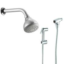 Ducha Fria Meber Ômega e Desviador com Gatilho ABS, Cromado