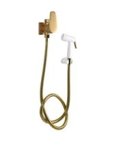 Ducha Higiência Com Derivação Dourado Fosco -Led