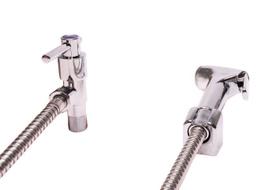 Ducha Higiênica ABS Banheiro Registro Metal Cromada 1/4 Ducha Higiênica ABS Banheiro Registro Metal Cromada 1/4