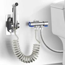 Ducha Higiênica Banheiro Com Gatilho E Mangueira Flexível Resistente Entrega Rápida Ducha Higiênica Banheiro Com Gatilho E Mangueira Flexível Resistente Entrega Rápida