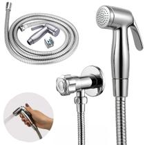 Ducha Higiênica banheiro Inox Abs Metal aço Cromada chuveirinho Higiênico Ducha Higiênica banheiro Inox Abs Metal aço Cromada chuveirinho Higiênico