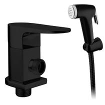 Ducha Higienica Banheiro Lavagem Intima Preta Misturador