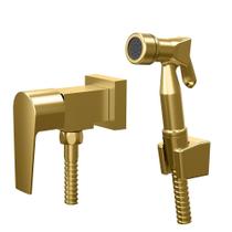 Ducha Higiênica Bold Com Gatilho Dourada Fani Metais Ducha Higiênica Bold Com Gatilho Dourada Fani Metais