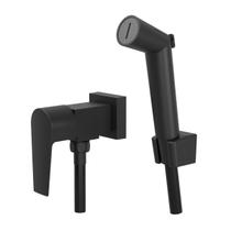 Ducha Higiênica C/ Registro Preta Fosca Bold 1739 BK370 Fani