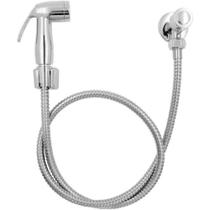 Ducha Higiênica Chuveirinho ABS Cromado 1,2 metros - 1/4 de Volta - KLA