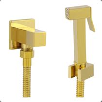 Ducha Higiênica Chuveirinho Intima Banheiro Dourada Gold