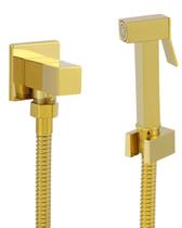 Ducha Higiênica Chuveirinho Intima Banheiro Dourada Gold