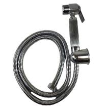 Ducha Higienica Chuveirinho Lavabo Banheiro Intimo Metal Luxo Suporte Cromo Banho Higiene Ducha Higienica Chuveirinho Lavabo Banheiro Intimo Metal Luxo Suporte Cromo Banho Higiene