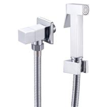 Ducha Higiênica Chuveirinho Para Banheiro Completa Metal Cromado Engate Flexível 1,20 metros Prestige Beltempo