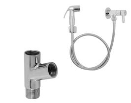 Ducha Higiênica Com Adaptador Y E Flexível 1,20m Banheiro