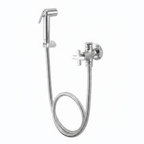 Ducha Higiênica com Derivação 1860 1/4 de Volta Nya Cromado Meber Metais Ducha Higiênica com Derivação 1860 1/4 de Volta Nya Cromado Meber Metais