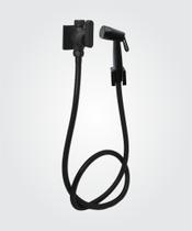Ducha Higiênica com Derivação Dom Color Preto Fosco - Perflex