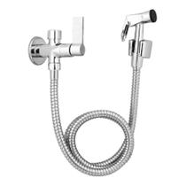 Ducha Higienica Com Duas Saídas Para Banheiro Metal Linda