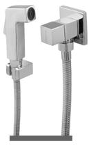 Ducha Higiênica Com Gatilho Quadrado Metal cromada