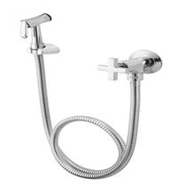 Ducha Higiênica com Registro 1851 1/4 de Volta Nya Cromado Meber Metais Ducha Higiênica com Registro 1851 1/4 de Volta Nya Cromado Meber Metais