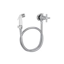 Ducha Higiênica com Registro Derivação e Gatilho Branco Cromada Deca