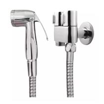 Ducha Higiênica Com Registro Duplo Duas Saídas De Água Derivação Dois Acionamentos Independentes