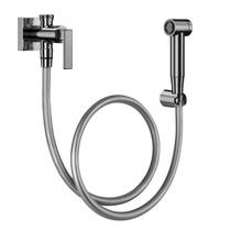 Ducha Higiênica com Registro e Derivação DocolStillo Grafite Polido Ducha Higiênica com Registro e Derivação DocolStillo Grafite Polido