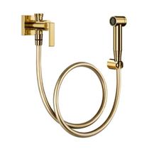 Ducha Higiênica Com Registro E Derivação Docolstillo Ouro Escovado - Docol Ducha Higiênica Com Registro E Derivação Docolstillo Ouro Escovado - Docol