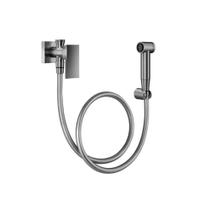 Ducha Higiênica Com Registro E Derivação New Edge Grafite Escovado - Docol