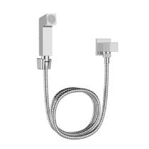 Ducha Higiênica com Registro e sem Derivação Quadrado Cromado - 7908745803630 - ECONOMETAL Ducha Higiênica com Registro e sem Derivação Quadrado Cromado - 7908745803630 - ECONOMETAL