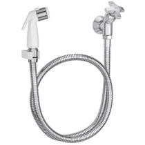 Ducha Higiênica com Registro Gatilho Branco Max Cromada Deca - Deca Metais Ducha Higiênica com Registro Gatilho Branco Max Cromada Deca - Deca Metais