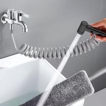 Ducha Higiênica com Válvula Dupla Preta Fosca Kit Completo com Registro, Mangueira e Suporte