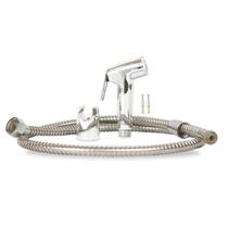 Ducha Higiênica, Completa com Mangueira Flexível, Suporte de Parede, Alta Pressão, Ideal para Banheiro e Lavabo, Resistente à Corrosão Ducha Higiênica, Completa com Mangueira Flexível, Suporte de Parede, Alta Pressão, Ideal para Banheiro e Lavabo, Resistente à Corrosão