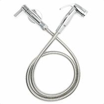 Ducha Higiênica Completa Cromada Mangueira 2 Metros Gatilho Chuveirinho Banheiro Lavabo Bidê Ducha Higiênica Completa Cromada Mangueira 2 Metros Gatilho Chuveirinho Banheiro Lavabo Bidê