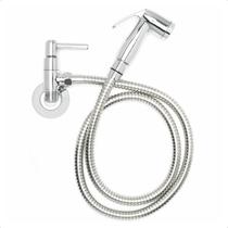 Ducha Higiênica Completa Mangueira 2 Metros Cromada Chuveirinho Registro Metal Lavábo Bidê Banheiro Ducha Higiênica Completa Mangueira 2 Metros Cromada Chuveirinho Registro Metal Lavábo Bidê Banheiro