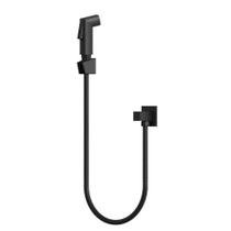 Ducha Higiênica Completa Quadrado Preto Fosco 1739