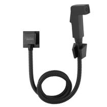 Ducha Higiênica Completa Quadrado Preto Fosco Black