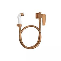 Ducha Higiênica Deca com Registro e Derivação Level Red Gold 1984.GL26.ACT.RD