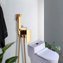 Ducha Higiênica Dourada Monocomando Banheiro Chuveirinho - Xoxo