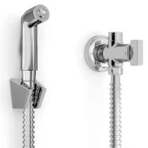 Ducha Higienica Flow Com Derivaçao Cromado - Celite