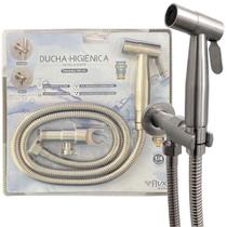 Ducha Higiênica Flvx Hidro de INOX e 120 cm com Gatilho Inteligente
