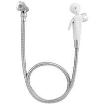 Ducha Higiênica Higiban com Registro e Mangueira Inox Gatilho ABS