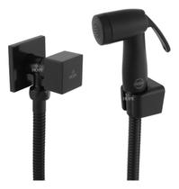 Ducha Higiênica Intima Chuveirinho Banheiro Metal Preta