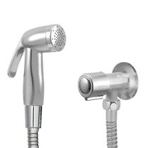 Ducha Higiênica Kit Premium ABS Cromada Acionamento ¼ Volta
